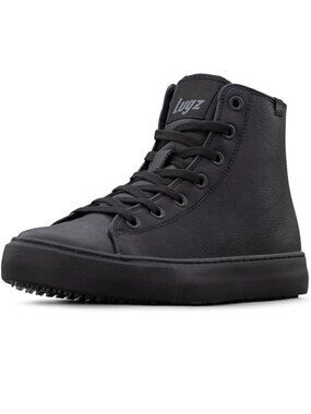 Lugz Stagger Hi SR Work Boots Women’s Slip Resistant - Black Leather - Size 7.5